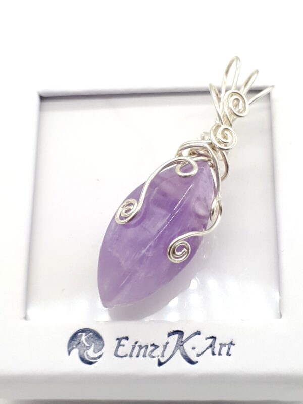 Kettenanhänger Amethyst in 925 Silber – Bild 4