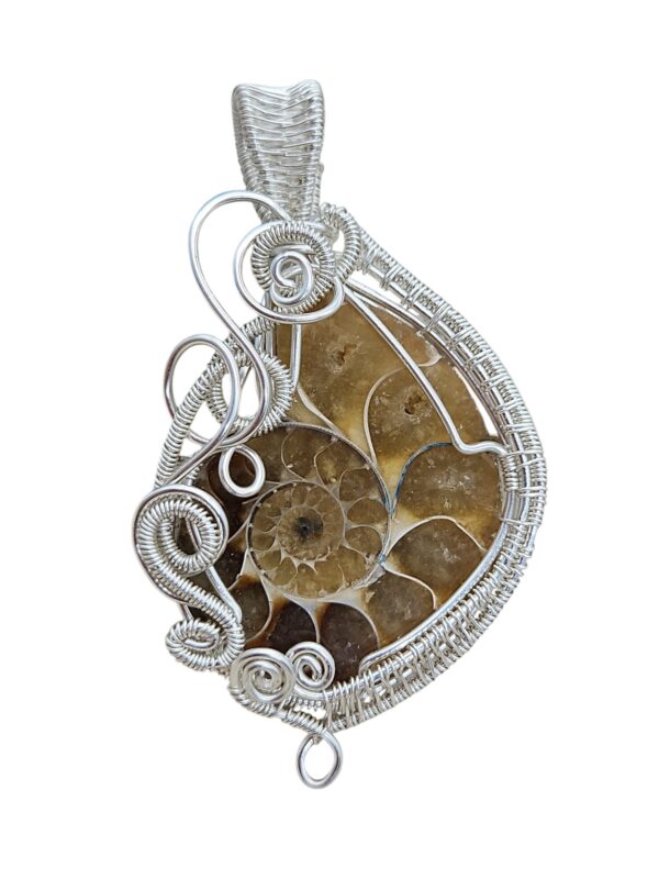 Anhänger Ammonit in Sterlingsilber