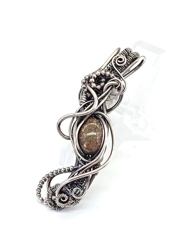 Anhänger Andamooka-Opal im Heady-Style Sterlingsilber