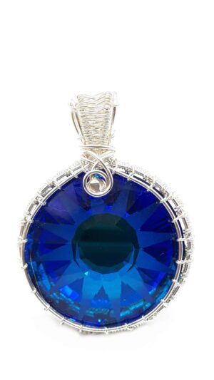 Schmuckanhänger Swarovski® 'Sun Pendants' blau