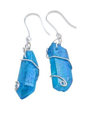 Ohrhänger Aqua Aura blau Nr. 2