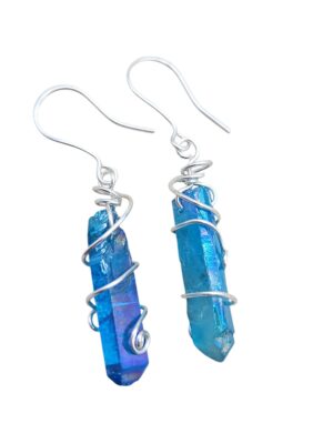 Ohrhänger Aqua Aura blau Nr. 1